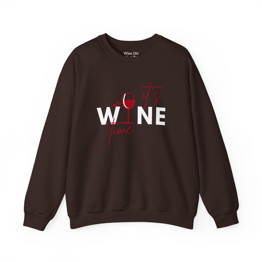 Wine Time Crewneck Sweatshirt