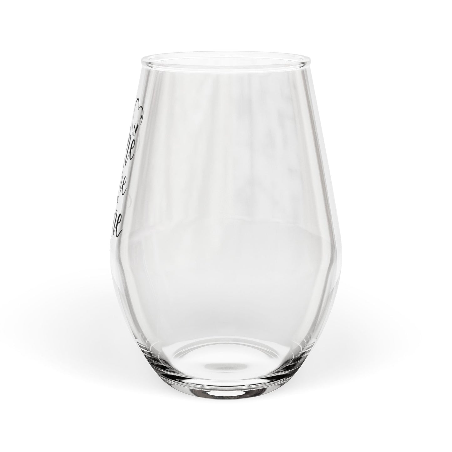 Stemless Wine Glass - “Home Is Where the Wine Is” Engraved 11.75oz