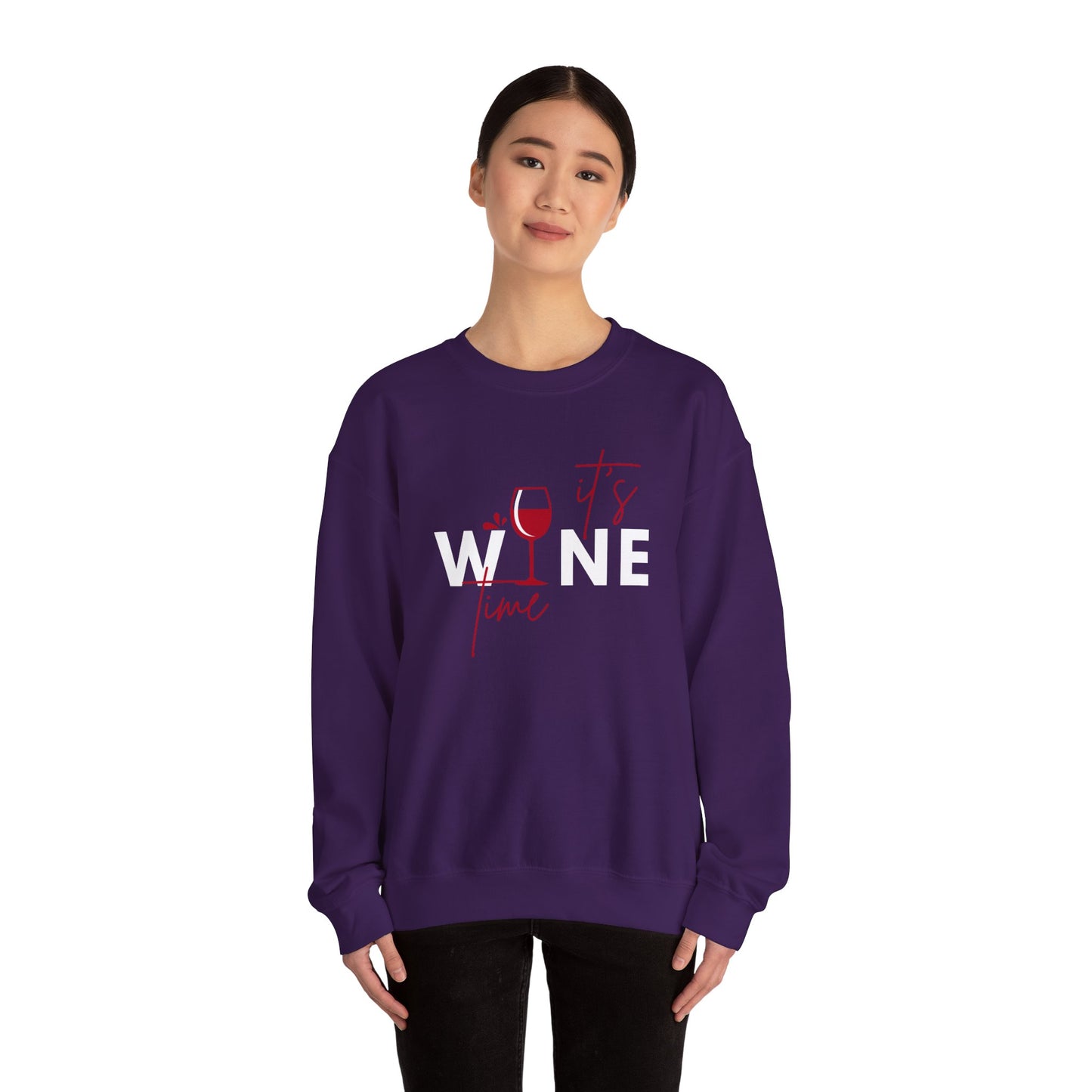 Wine Time Crewneck Sweatshirt