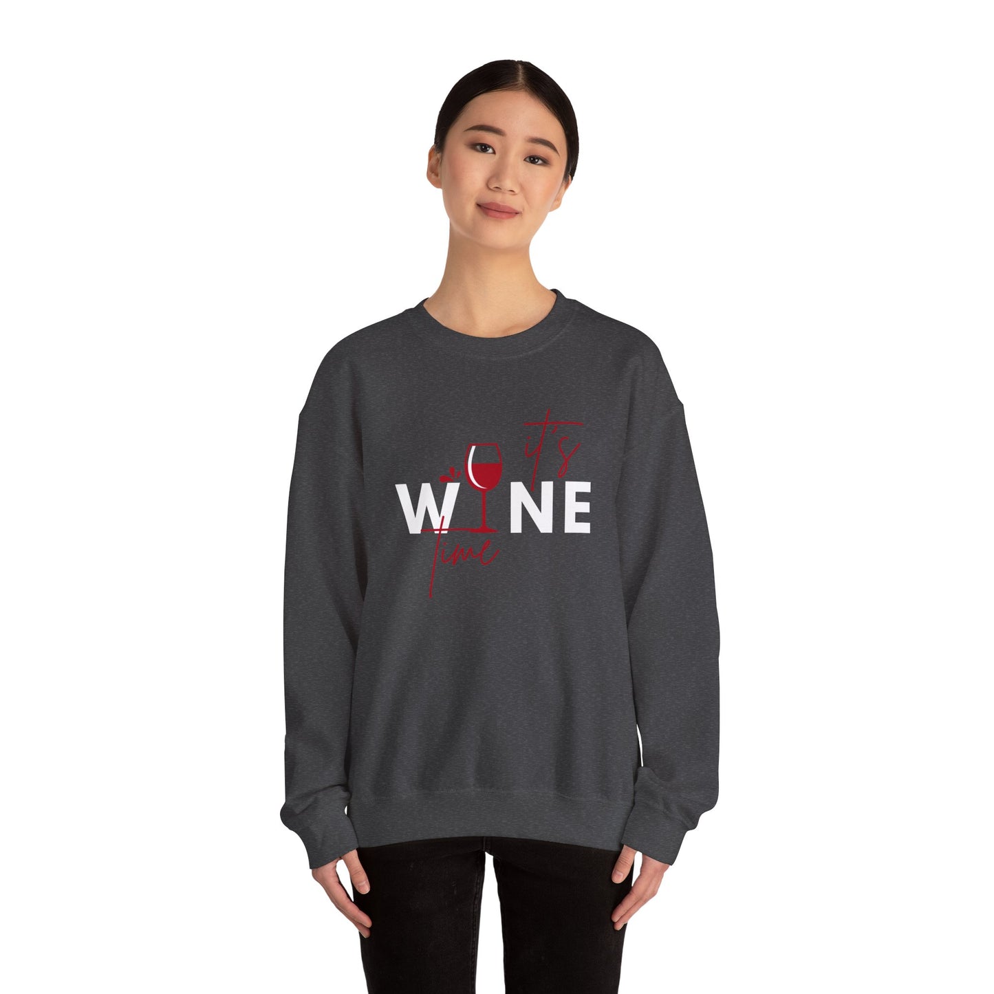 Wine Time Crewneck Sweatshirt