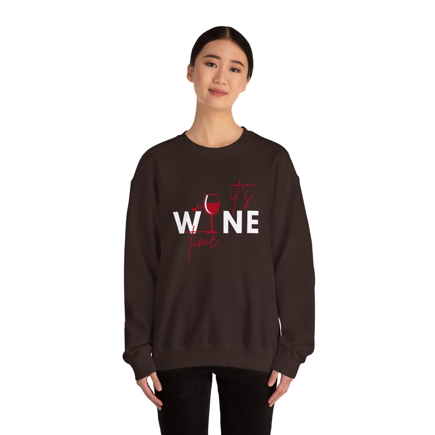 Wine Time Crewneck Sweatshirt