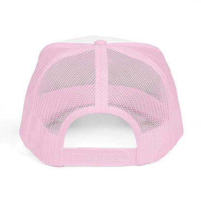 Rainbow Heart Clover Trucker Hat