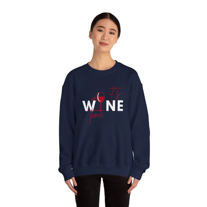 Wine Time Crewneck Sweatshirt