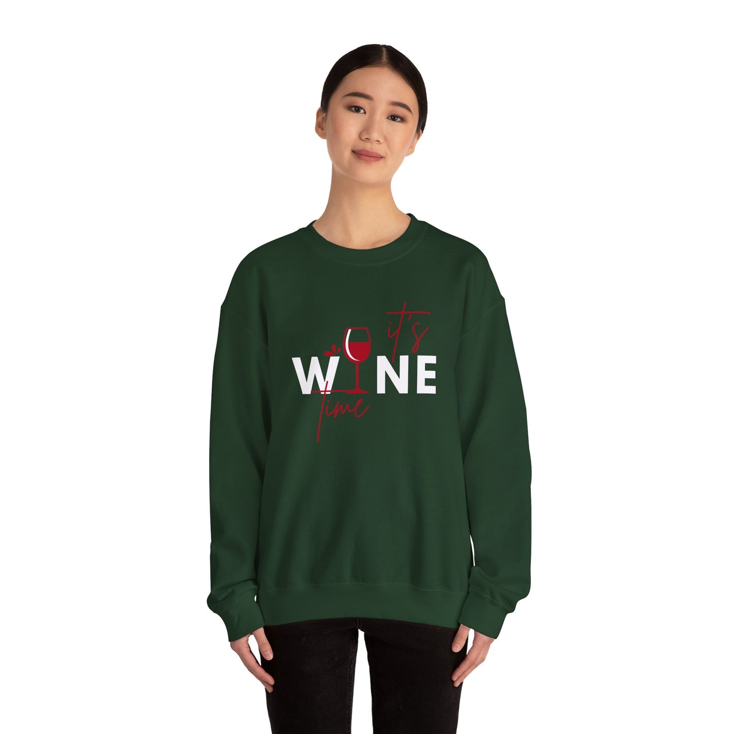 Wine Time Crewneck Sweatshirt