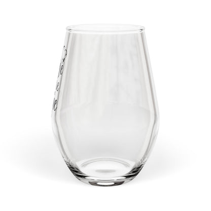 Stemless Wine Glass - “Home Is Where the Wine Is” Engraved 11.75oz