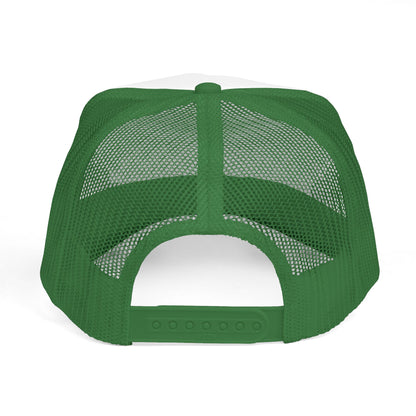 Rainbow Heart Clover Trucker Hat