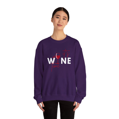 Wine Time Crewneck Sweatshirt